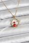 Chain Gold Zircon Stone Christmas Theme Women's Necklace - Ebj251201W38474