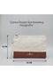 Portfolio Bag, Clutch Bag, Strap Handbag and Wallet, Natural Canvas Handbag - 2