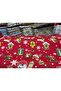 New Year's Decorations Patterned Duck Linen Meter Fabric - 3