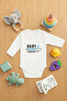 Baby Printed Cute Bodysuit with Snap Fasteners Baby Printed