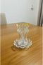 Handmade Murano Glass Crystal Leaf Shaped Set of 6 Teaspoons - 5