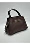 Trapez Box - Double Color Detailed Tok Duruşlu Handbag |   Mini Plate with Accessories