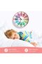Learning Clock for Kids - 25 cm Non-Ticking Analog Wall Clock (Pink) - 3
