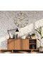 Oversize Farmhouse Metal Wall Clock 40cm - Antique Gold, Silent Non-Ticking - 6