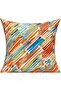 Outdoor Throw Pillow Covers, Multicolor Abstract Mid Century Modern, 18x18 in Set of 4 - 4