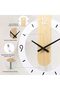 15.8 Inch Large Wooden Wall Clock – Silent Non-Ticking Quartz, Modern Decorative - 2