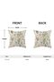 Spring Pillow Covers - Sage Green Wild Flower (45x45 cm, Set of 2) - 2