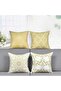 Set of 4 Throw Pillow Covers - Morocco Geometric Pattern, 45x45 cm - 5