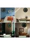 Night Light Wall Clock, 12-inch Silent Non-Ticking Quartz, Glow-in-the-Dark (Black) - 7
