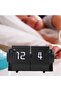 Retro Flip Clock - Automatic Flip Calendar, Large Number, Battery Powered (Black) - 3