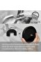 Modern Frameless DIY 3D Mirror Wall Clock Large for Home Office (Black) - 4