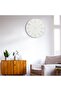 Wall Clock 12 Inch Silent Non-Ticking Wooden Battery Operated Modern (White) - 7