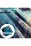2 Pcs Turquoise & Grey Throw Pillow Covers, 18 x 18 Inches - 3
