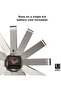 Ribbon Wall Clock, Modern Quartz Wall Clock Made of Curved Metal for Kitchen, Office and Bedro - 6