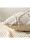 2-Pack 45×45cm Faux Wool Embroidered Pillow Covers, Beige Geometric - 7
