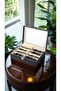 Black Leather Sunglass Organizer - 8-Slot Eyewear Display Case and Storage Box - 5