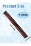 Foam Door Draft Stopper - Twin Guard Under Door Seal Protector, Brown, 33.8 x 4.3 in - 7