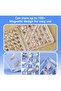 Acrylic Magnetic Seashell Display Box - 36 Grid Square Organizer - 3