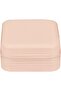 PU Leather Small Travel Jewelry Box (Pink) - 7