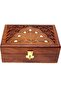 Handmade Wooden Jewellery Box - 6 inches (Brown 02) - 2