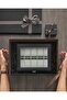 Watch Box with 10 Compartments, Glass Lid, Removable Cushions, Velvet Lining, Gray - 8