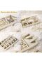 Jewelry Trays Organizer Set for Drawers, Stackable Inserts, 4-Piece (Beige) - 5