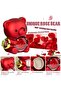Teddy Bear with Preserved Rose Gift Box - Eternal Rose with Jewelry Box - 4