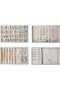 Set of 4 Stackable Jewelry Organizer Trays for Drawers - Grey
