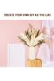 70 Pcs Pampas Grass Decor - Artificial Dried Flowers, Mixed Color - 4