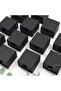 12 Pack Black Jewelry Gift Boxes, 5x5x3.5cm - 7