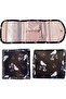Mini Travel Jewelry Organizer Roll Bag (Black)