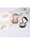 Jewelry Organizer Box with Keychain - Small Travel Ring, Earring & Necklace Case (White) - 7