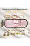 Mini Travel Jewelry Organizer Roll Bag (Black) - 3