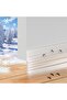 Door Draft Stopper - Adjustable Door Sweep, Weather Stripping Seal, 39 Inch (Transparent)