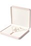 Luxury PU Leather Jewelry Storage Box - Pink