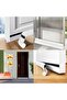 Door Draft Stopper Bottom Seal - 37" White - 2