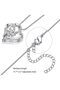 Preserved Rose, Forever Rose with Heart Necklace Gift Set