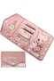 Travel Jewelry Case Organizer Jewelry Bag (Pink)
