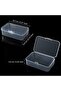 6 Pieces Small Clear Plastic Bead Storage Container Boxes (3.27 x 2.13 x 1.02 in) - 2