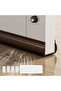 UCHUANG Door Draft Stopper Silicone Door Bottom Seal Strip - Brown