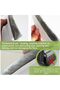 Door Sweep for Bottom of Door, 39.2" L, Self-Adhesive, Integrated Brush, White - 4