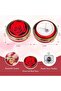 Preserved Real Rose Box with Hidden 'I Love You' Necklace (Red) - 3