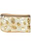 PVC Jewellery Organizer with 10 Pouches, Waterproof, Gold, 24x18x13 cm - 5