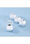 40Pcs White Transparent Plastic Ring Boxes with Foam 1.5×1.5 Inch - 3