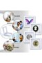 3D Floating Frame Display Case (10 pcs) - Floating Jewelry & Coin Display with Clear Base - 5
