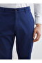Lcwaikiki classic navy blue slim fit men's chino pants - 3