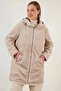 Dahlia Women's Beige Double-Sided Coat (15208727-Ps) - 3