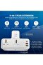 3-in-1 Power Strip SC2311 – 2 Universal Outlets, USB-C PD 20W, QC3.0 - 3