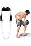 Neck Harness for Weight Lifting with Steel Chain & D-Rings - 2