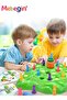 Funny Bunny Game Set with 24 Cards and 16 Rabbit Chesses, Creative Rabbit Trap Game, Rabbit Adventur